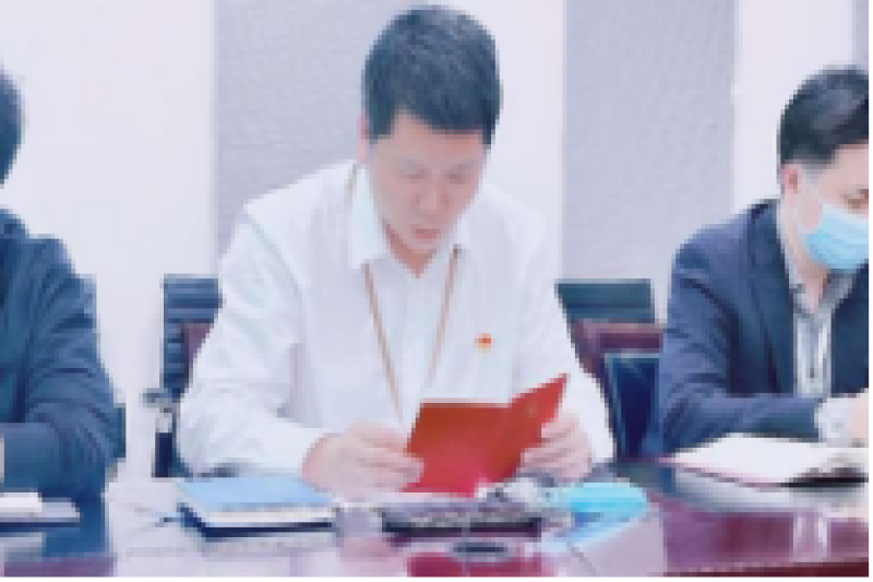 普什信息化公司党支部召开2022年第二次党员大会